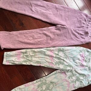 Lavender corduroy pants and Tie-Dye joggers /lounge Pants